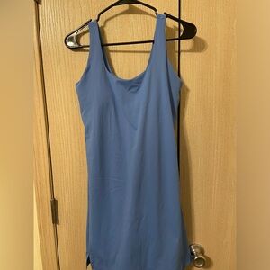 Light Blue Old Navy Powersoft Active Dress Size Small with Built in Bra & Shorts